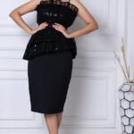 STERLING // BLACK MIDI DRESS